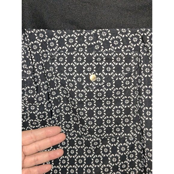 Cypress Club Womens Geometric Print Skorts XL Black & White Polyester Blend - Picture 5 of 9
